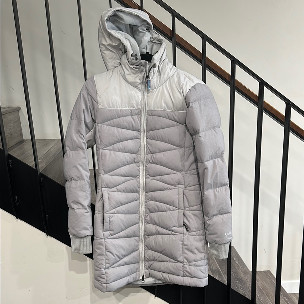 Lole Women’s xs real down feather puffer Jacket!